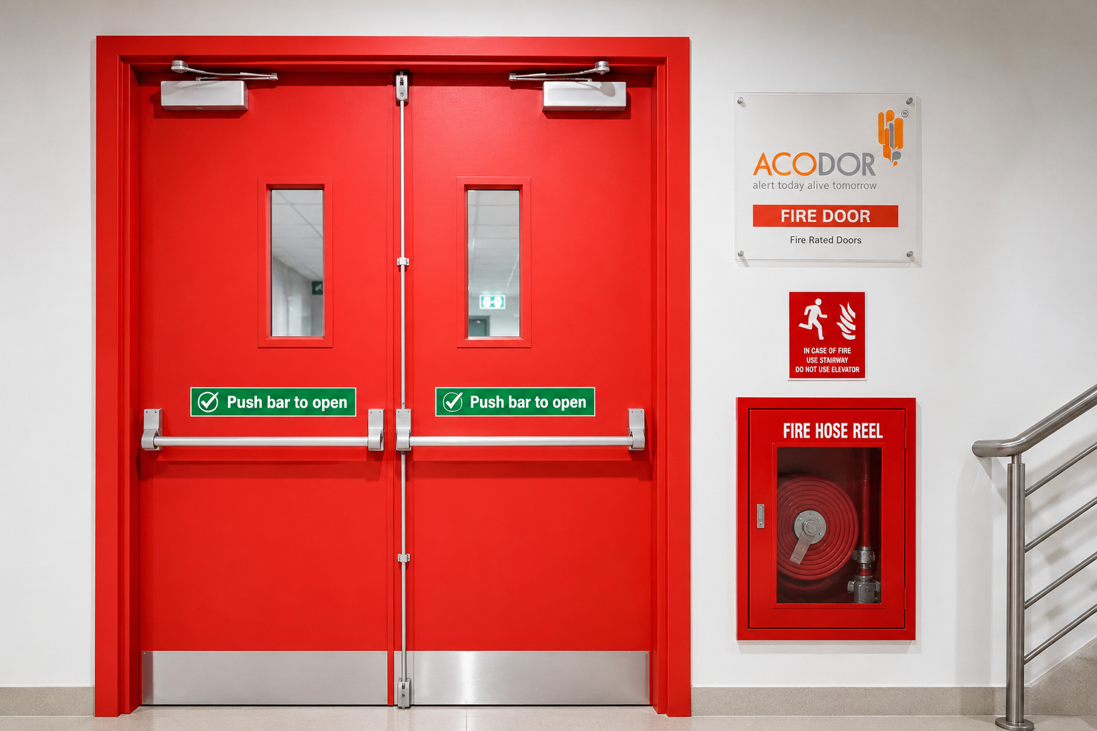 Fire Rated Steel Doors — Acodor manufacturer in India